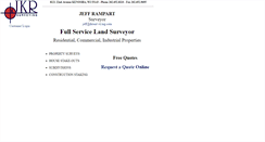 Desktop Screenshot of jkrsurveying.com