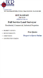 Mobile Screenshot of jkrsurveying.com